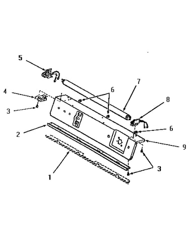 Panel support plate and fluorescent tube