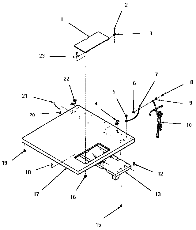 Cabinet top