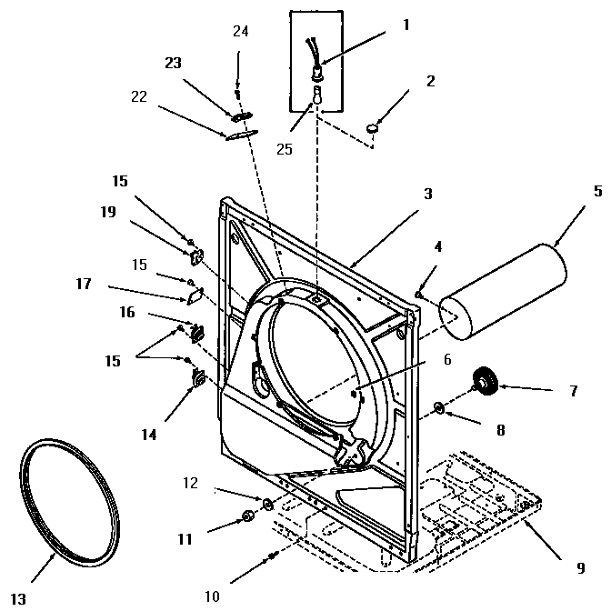 Front frame and air shroud