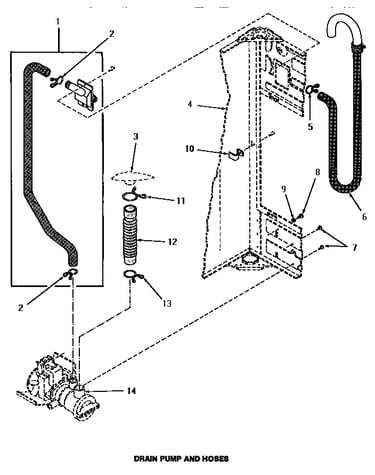 Drain pump & hoses