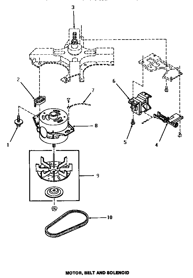 MOTOR, BELT & SOLENOID