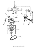 Motor, belt & solenoid