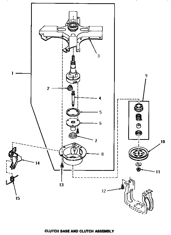 CLUTCH BASE AND CLUTCH ASSEMBLY