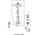 Speed Queen MA8800 clutch base and clutch assembly diagram