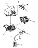 Control, tank adapter and by-pass valve