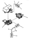 Control, tank adapter and by-pass valve