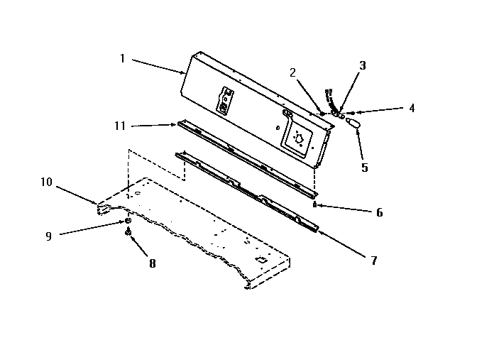 PANEL SUPPORT PLATE AND BRACKET