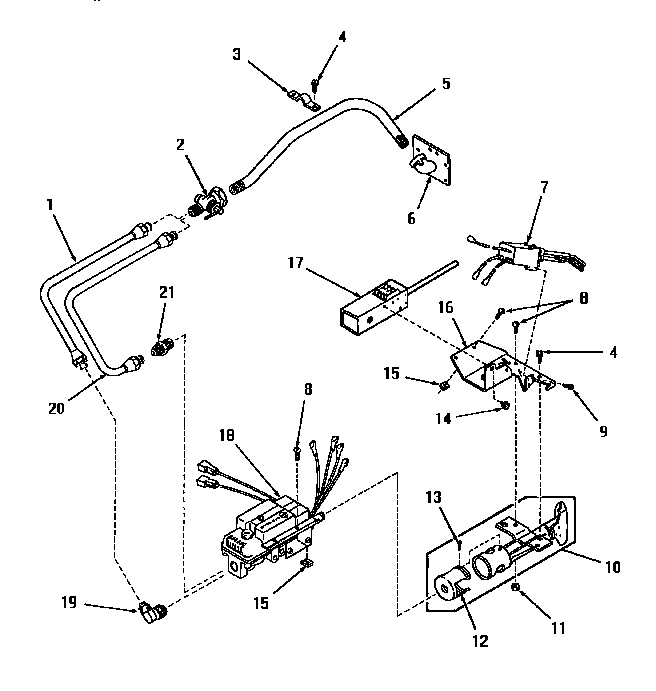 Automatic ignition burner