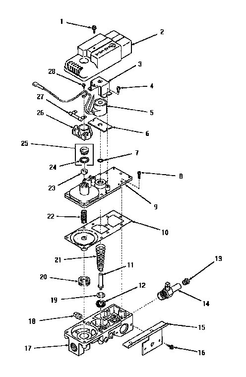 53428 GAS VALVE (NAT / MIXED GAS)