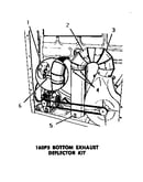 160p3 bottom exhaust deflector kit