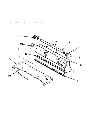 Panel support plate and bracket