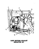 160p3 bottom exhuast deflector kit