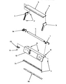 Control hood top, ends, panel support plate