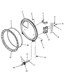 Rear bulkhead, felt seal & cylinder roller