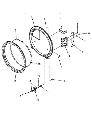 Rear bulkhead, felt seal & cylinder roller