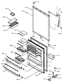 Refrigerator door