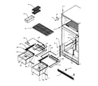Amana TK21R3W-P1189001WW cabinet shelving diagram
