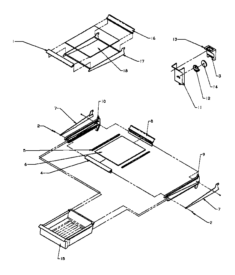 Cabinet shelving