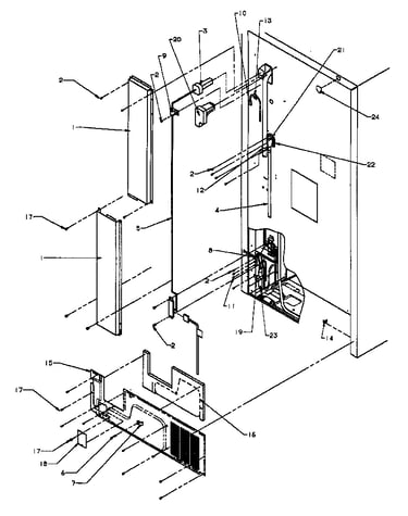 Cabinet back