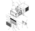 Amana B12C3HEW/P1177908R front assembly & miscellaneous outercase parts diagram