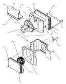 Evaporator, condenser & air flow parts