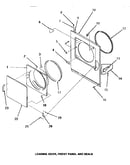Loading door, front panel & seals
