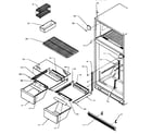 Amana TJ18R8L-P1181715WL cabinet shelving diagram