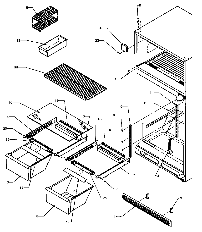 CABINET SHELVING