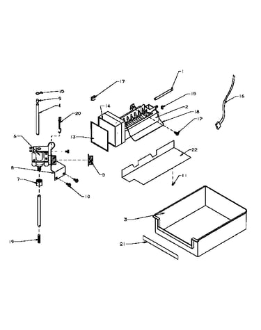 Add-on ice maker assembly (ic3q/p1110703w)