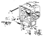 Modern Maid MDU300CB/P1188304W tub assembly diagram