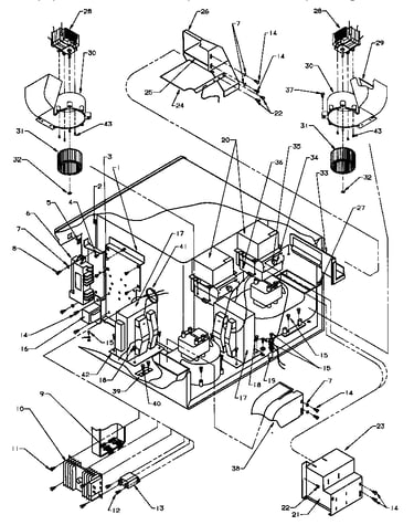 Interior electrical components