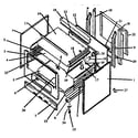 Caloric EBE26AA0CEH-P1142475N cabinet section diagram
