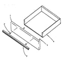 Caloric EBE26AA0CEH-P1142475N storage drawer assembly diagram
