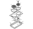 Amana AKD3C/P8591801S cooktop module diagram