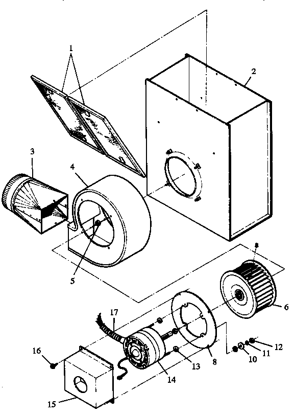 Ventilation section (akd2c/p8555806s) (akd2c/p8555807s) (akd3c/p8591801s)
