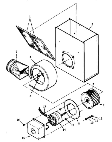 Ventilation section (akd2c/p8555806s) (akd2c/p8555807s) (akd3c/p8591801s)