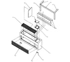 Amana PTC15335JR/P1169303R front assembly diagram
