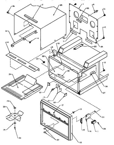 Cavity assembly and electrical components