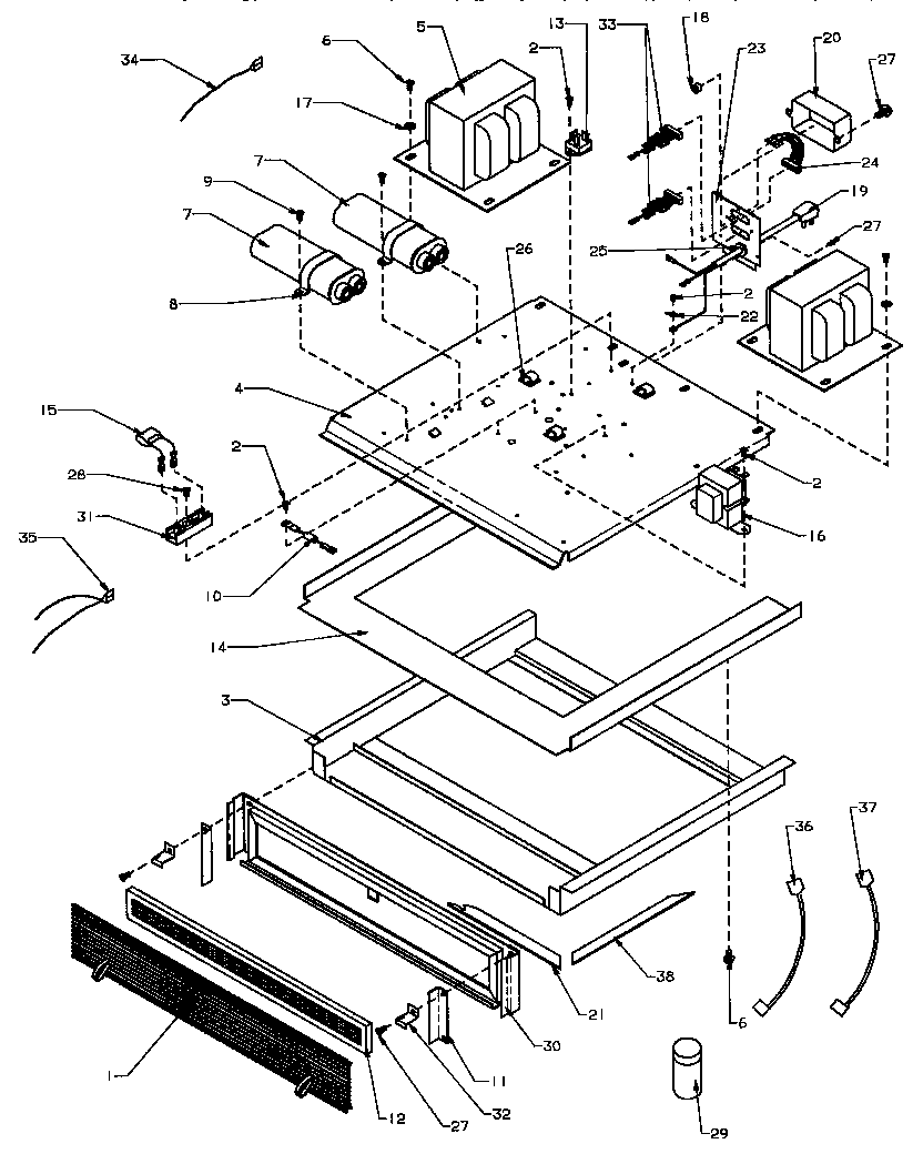 Chassis assembly and electrical components