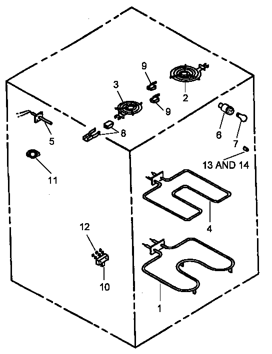 ELECTRICAL COMPONENTS (ARR624L/P1142625NL) (ARR624W/P1142625NW)