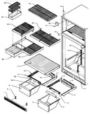 Cabinet shelving (tb18rl/p1184608wl) (tb18rw/p1184608ww) (gta18al/p1184606wl) (gta18al/p1184607wl) (gta18aw/p1184606ww) (gta18aw/p1184607ww) (gtw18al/p1188801wl) (gtw18aw/p1188801ww)
