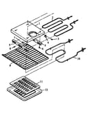 Lower oven components (aor27de/p1172501s) (aor27dew/p1172501s)