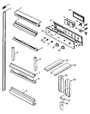 Control panel/trim (aor27de/p1172501s) (aor27dew/p1172501s)