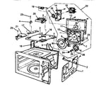 Amana RMC800E/P1180501M chassis assembly diagram
