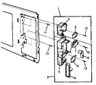 Amana RMC800E/P1180501M switch assembly diagram