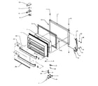 Amana TSI18A3L-P1182107WL freezer door diagram