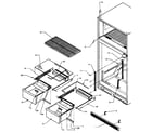 Amana TSI18A3L-P1182107WL cabinet shelving diagram