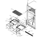 Amana TSI18A3W-P1182107WW cabinet shelving diagram