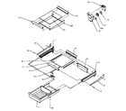 Amana TSI18A3W-P1182107WW cabinet shelving diagram