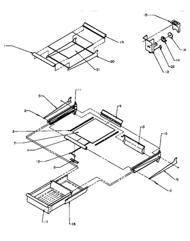 Cabinet shelving